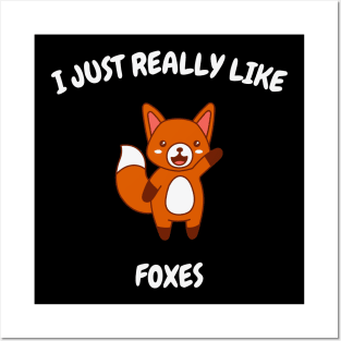 I just really like foxes ok ? Posters and Art